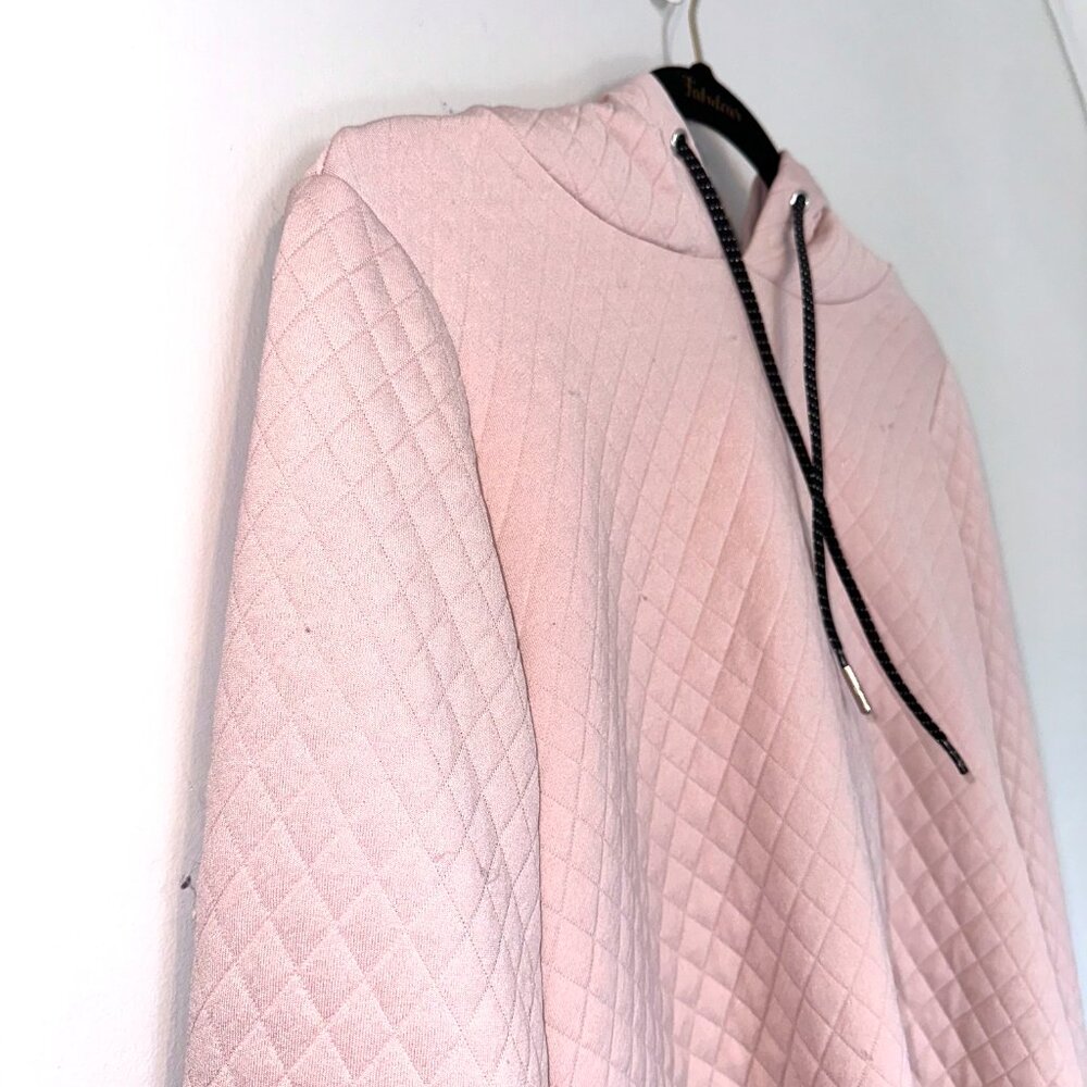 Ivanka Trump pink quilted hoodie, Size L - Picture 3 of 12